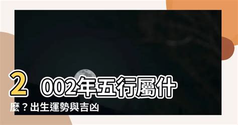 2002年出生|2002年五行属什么 2002年出生是什么命